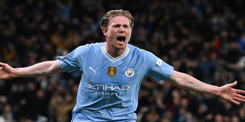 Top tiền vệ hay nhất 2024 không thể thiếu Kevin De Bruyne